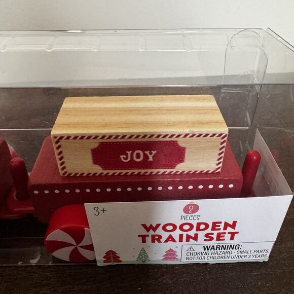 NEW Target Bullseye's Playground Christmas 2025 Wooden Train Set 6 Cars Holiday - Picture 12 of 16